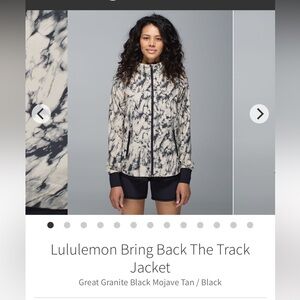 Sz 6 Lululemon Bring back the Track Jacket